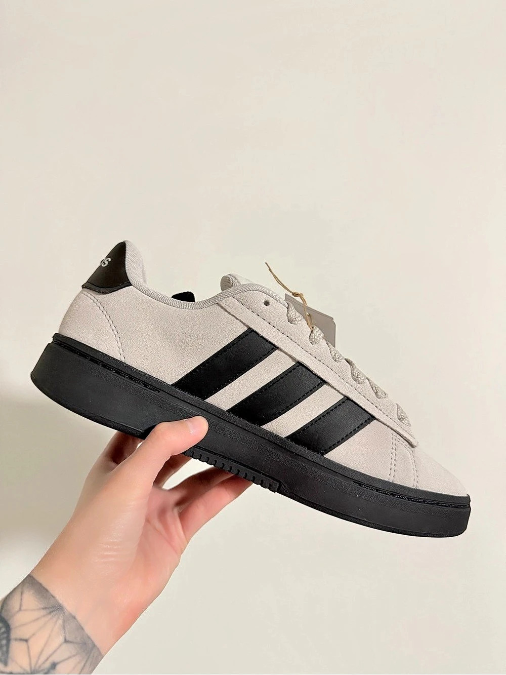 adidas Grand Court Alpha 0 Sneakers White & Black US 8.5 NWT
